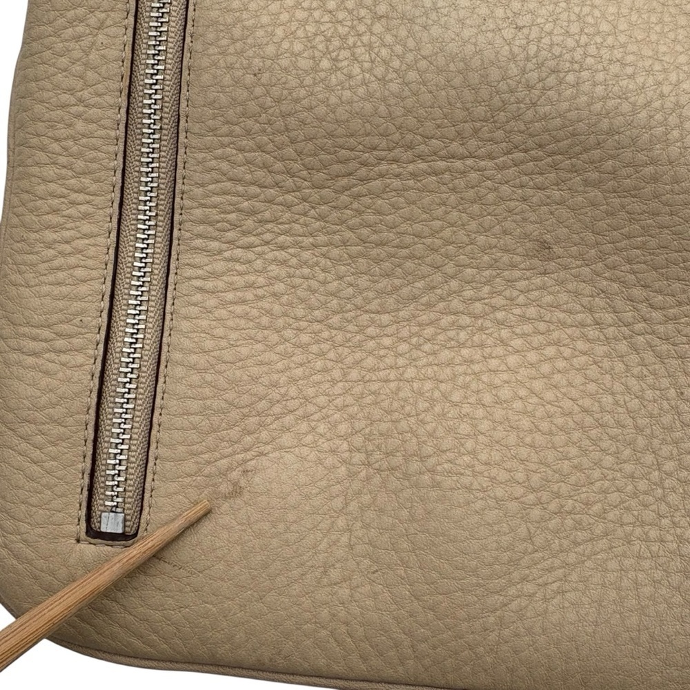 Coach Cream Pebbles Leather Crossbody Bag Adjustable Strap Purse - Picture 5 of 11